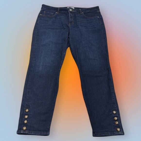 LOFT Denim - LOFT Women’s 32 CURVY SKINNY Blue Jeans